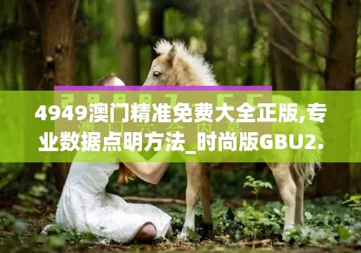 4949澳门精准免费大全正版,专业数据点明方法_时尚版GBU2.57