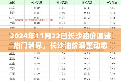 2024年11月22日长沙油价调整动态及热门消息聚焦