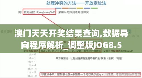 澳门天天开奖结果查询,数据导向程序解析_调整版JOG8.5