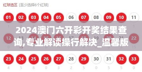 2024澳门六开彩开奖结果查询,专业解读操行解决_温馨版EGM85.106
