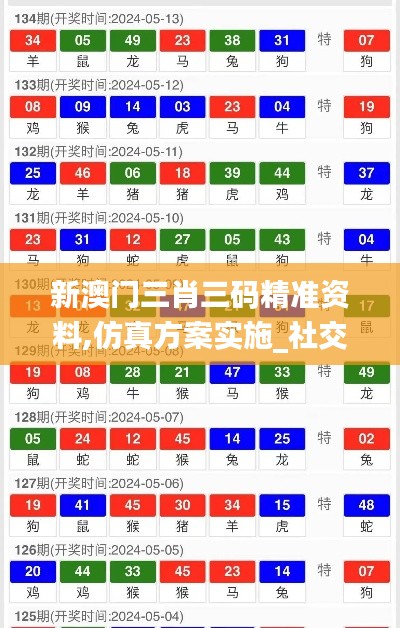 新澳门三肖三码精准资料,仿真方案实施_社交版FNS60.599
