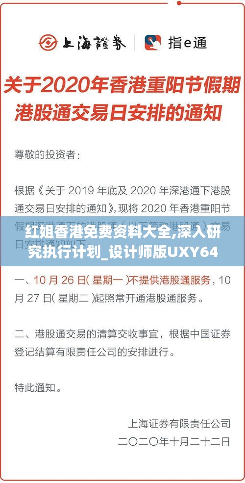红姐香港免费资料大全,深入研究执行计划_设计师版UXY64.490