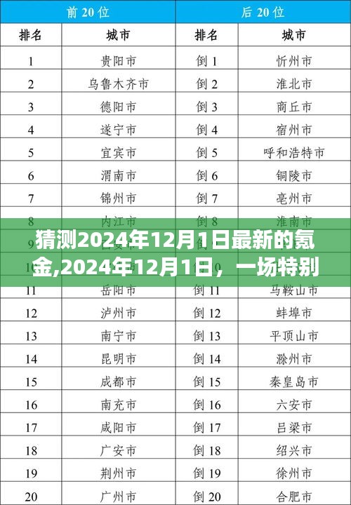 2024年12月1日特别氪金之旅，友情故事与温馨相伴