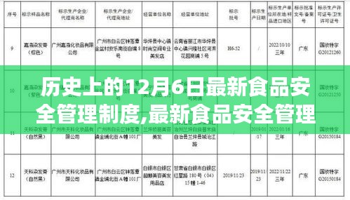 最新食品安全管理制度深度解析，历史沿革、用户体验与竞品对比测评报告