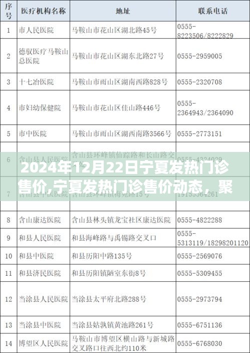 宁夏发热门诊售价动态，未来一年的价格趋势解读与预测