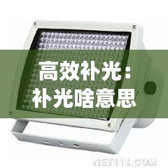 高效补光：补光啥意思 