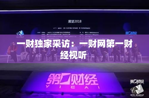 一财独家采访：一财网第一财经视听 
