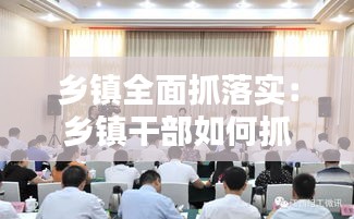 乡镇全面抓落实：乡镇干部如何抓工作落实 