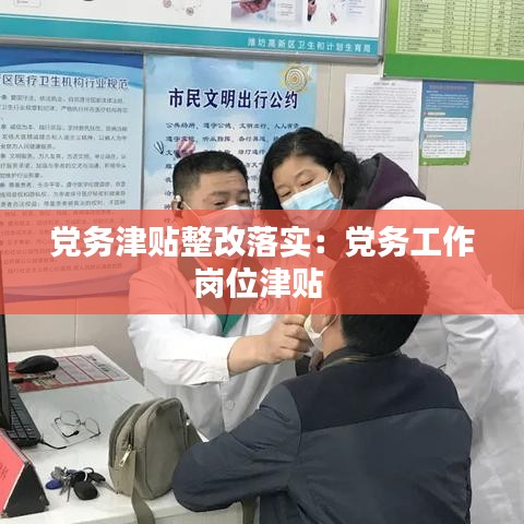 党务津贴整改落实：党务工作岗位津贴 