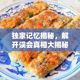 独家记忆揭秘，解开误会真相大揭秘