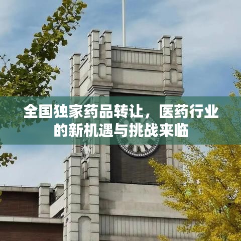 全国独家药品转让，医药行业的新机遇与挑战来临