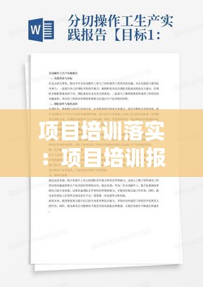 项目培训落实：项目培训报告 