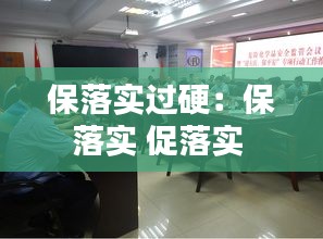 保落实过硬：保落实 促落实 