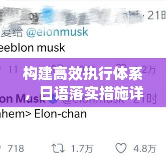 构建高效执行体系，日语落实措施详解