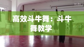 高效斗牛舞：斗牛舞教学 