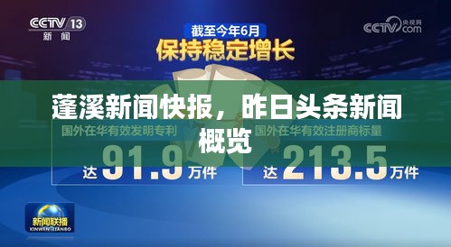 蓬溪新闻快报，昨日头条新闻概览