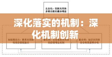 深化落实的机制：深化机制创新 