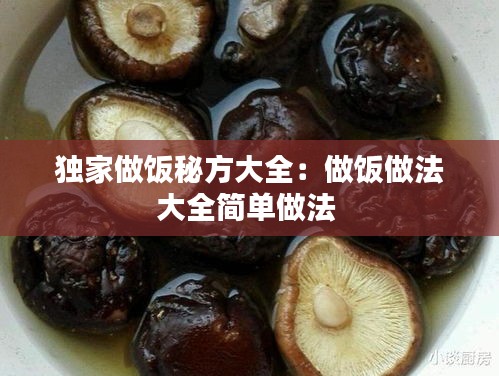 独家做饭秘方大全：做饭做法大全简单做法 