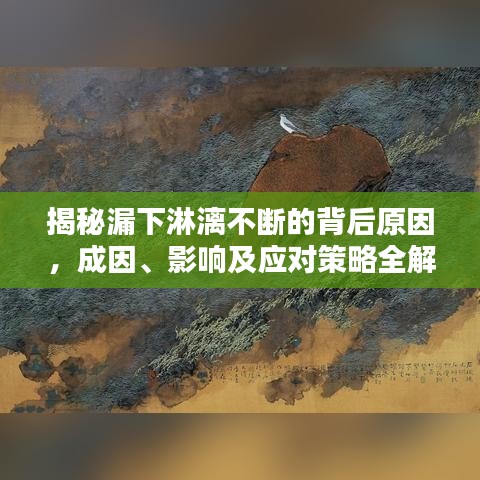 揭秘漏下淋漓不断的背后原因，成因、影响及应对策略全解析