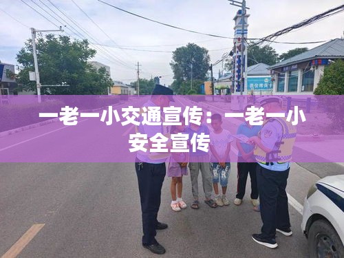 一老一小交通宣传：一老一小安全宣传 