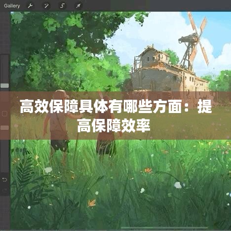 高效保障具体有哪些方面：提高保障效率 