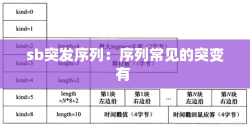 sb突发序列：序列常见的突变有 