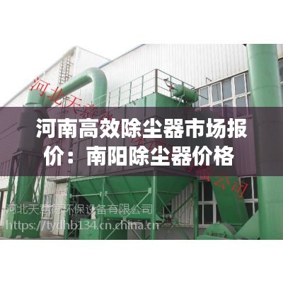 河南高效除尘器市场报价：南阳除尘器价格 