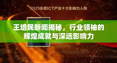 王培民新闻揭秘，行业领袖的辉煌成就与深远影响力