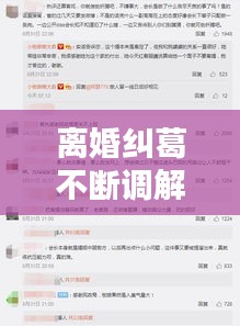 离婚纠葛不断调解：离婚调解不离婚时应怎么说 