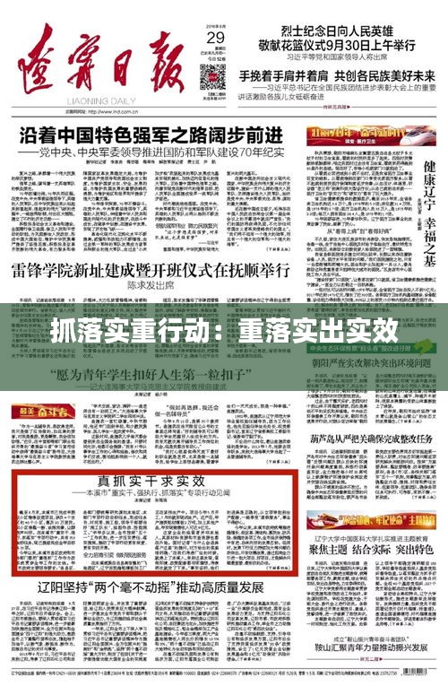 抓落实重行动：重落实出实效 