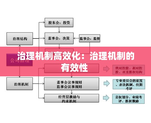 治理机制高效化：治理机制的有效性 