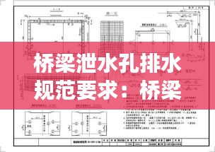 桥梁泄水孔排水规范要求：桥梁泄水孔结构图 