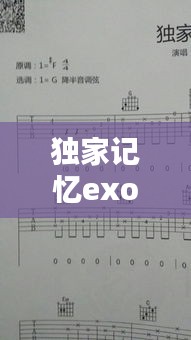 独家记忆exo：独家记忆吉他谱c调 