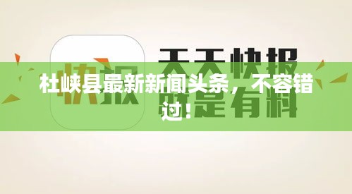 杜峡县最新新闻头条，不容错过！