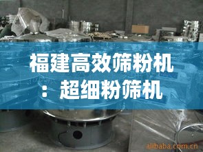 福建高效筛粉机：超细粉筛机 