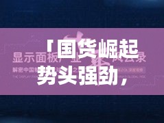 「国货崛起势头强劲，中国制造崛起之路深度解析」