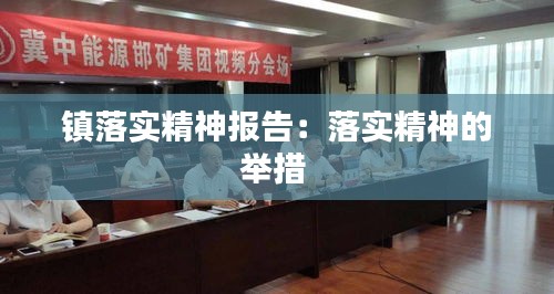镇落实精神报告：落实精神的举措 