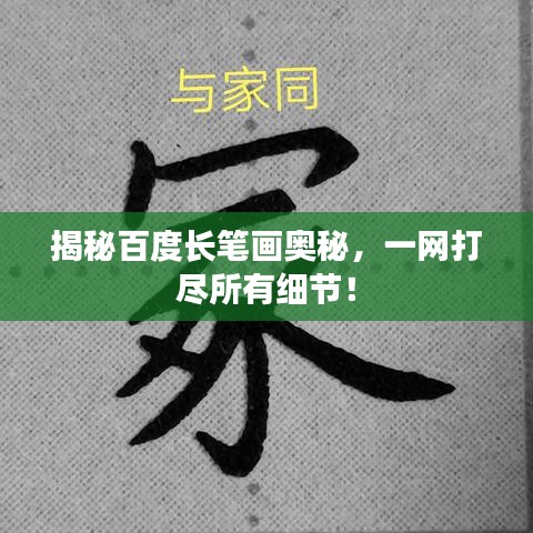 揭秘百度长笔画奥秘，一网打尽所有细节！