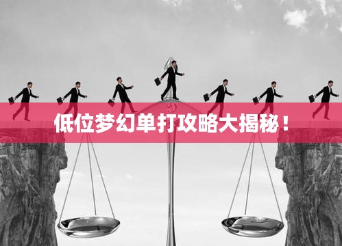 低位梦幻单打攻略大揭秘！