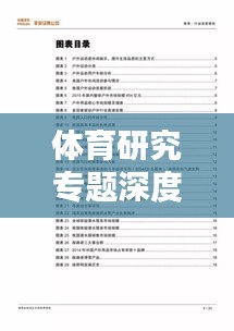 体育研究专题深度总结报告，洞悉精髓，引领行业新动向
