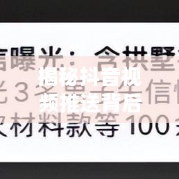 揭秘抖音视频推送背后的原因及影响，深度解析抖音背后的力量