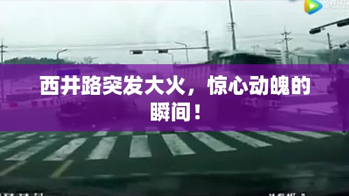 西井路突发大火，惊心动魄的瞬间！