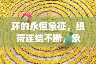 环的永恒象征，纽带连结不断，象征深远意义