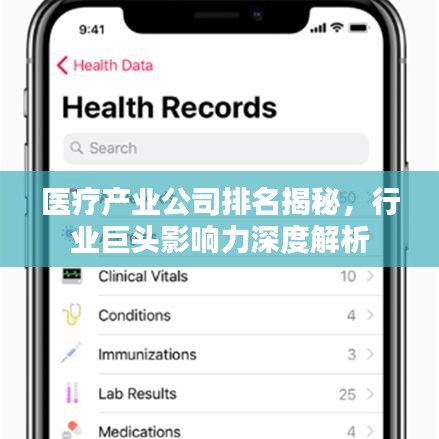 医疗产业公司排名揭秘，行业巨头影响力深度解析